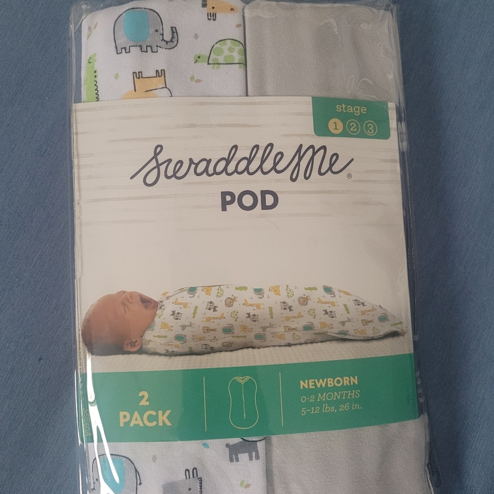 2-pack Swaddle me pod size 1